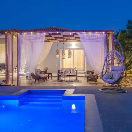 Nicoldia With Private Pool Near Βίλα Λαγανάς